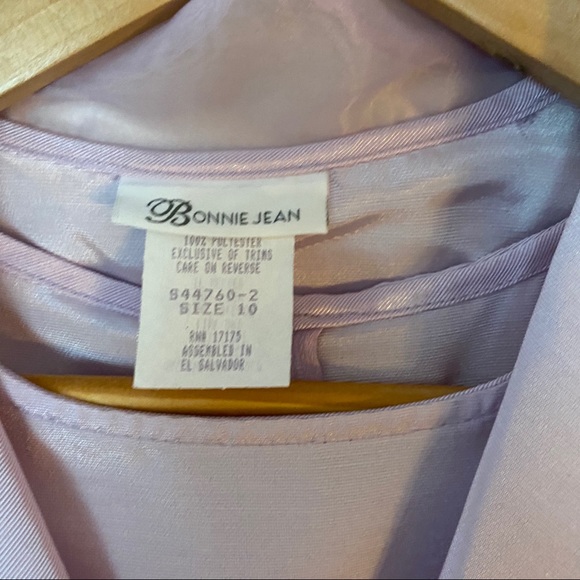BONNIE JEAN Lavender Girls Dress & Jacket size 10 - Picture 10 of 10